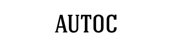AUTOC HaginCapsMedium Font