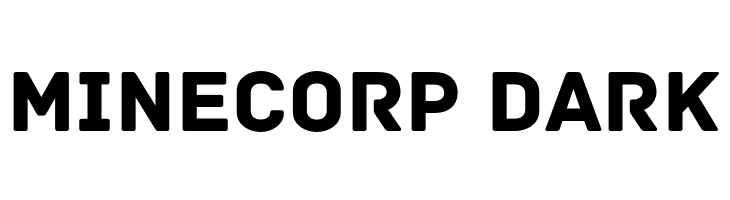 MINECORP%2BDARK Archive Font