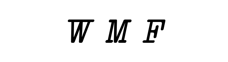 NeoBulletin Italic  Free Fonts Download