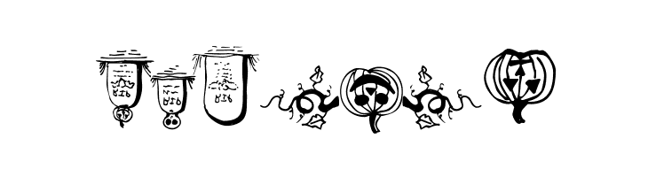 Halloween Borders  Free Fonts Download