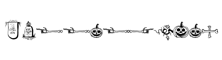 Halloween Borders  Free Fonts Download