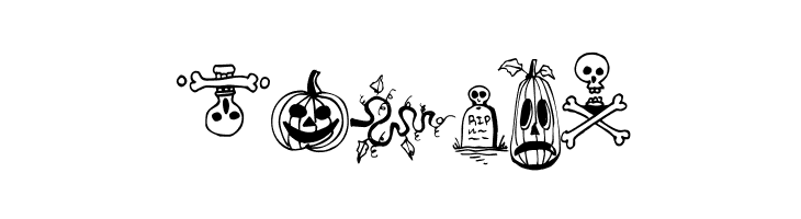 Halloween Borders  Free Fonts Download