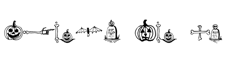 Halloween Borders  Free Fonts Download