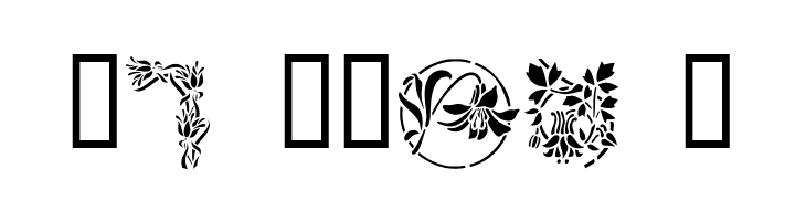 Flowers3  Free Fonts Download