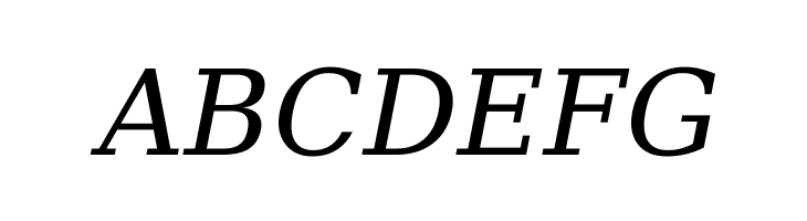 DejaVu Serif Italic  Free Fonts Download