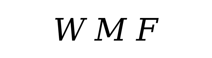 DejaVu Serif Italic  Free Fonts Download