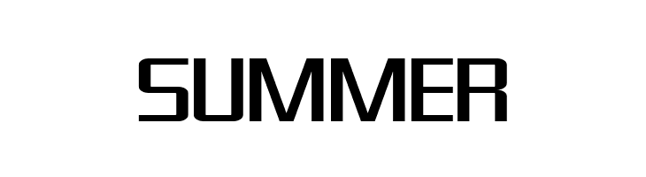 SUMMER SF Theramin Gothic Font
