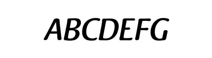 ABCDEFG Raspoutine Medium Font