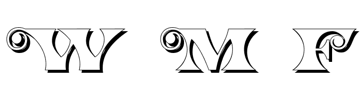 K22 Spiral Swash Shadow  Free Fonts Download