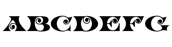 K22 Spiral Swash  Free Fonts Download