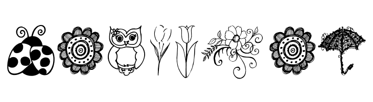 Janda Spring Doodles  Free Fonts Download