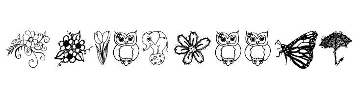 Janda Spring Doodles  Free Fonts Download