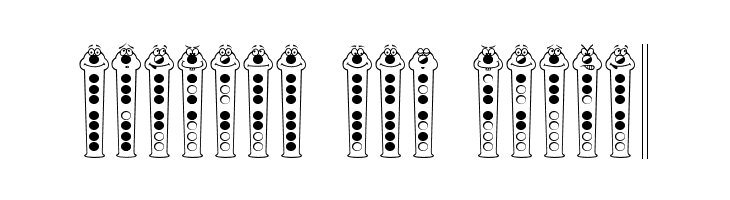 RecorderFaces  Free Fonts Download