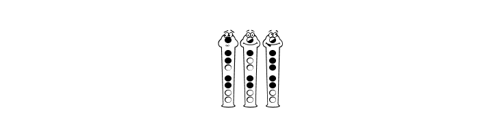 RecorderFaces  Free Fonts Download