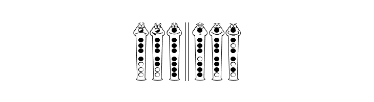 RecorderFaces  Free Fonts Download