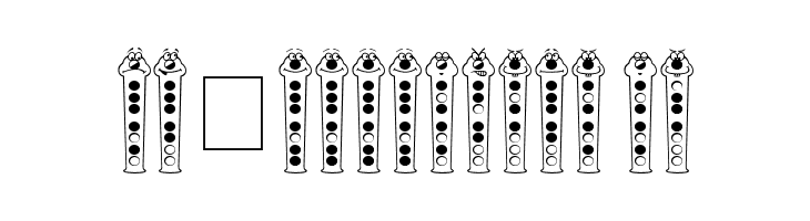 RecorderFaces  Free Fonts Download