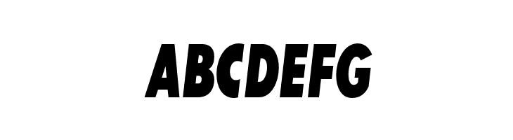 SansSerifExbFLFCond-Italic  Free Fonts Download