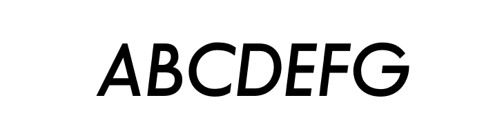 SansSerifFLF-DemiItalic  Free Fonts Download