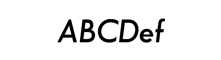 SansSerifFLF-DemiItalic  Free Fonts Download