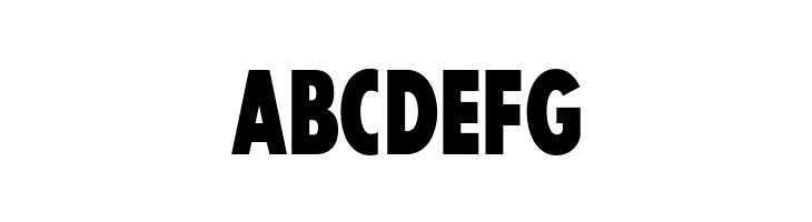 SansSerifExbFLFCond  Free Fonts Download