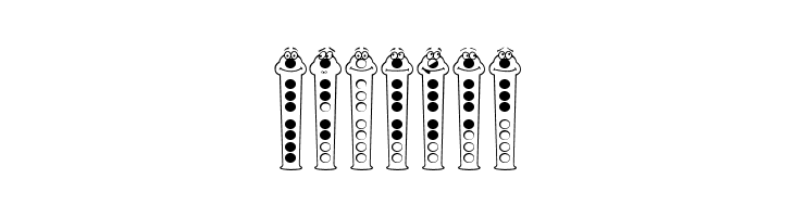 Recorder Faces  Free Fonts Download