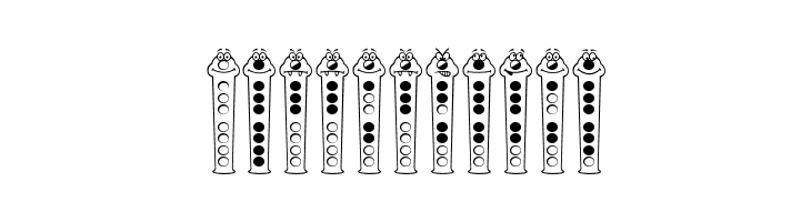 Recorder Faces  Free Fonts Download