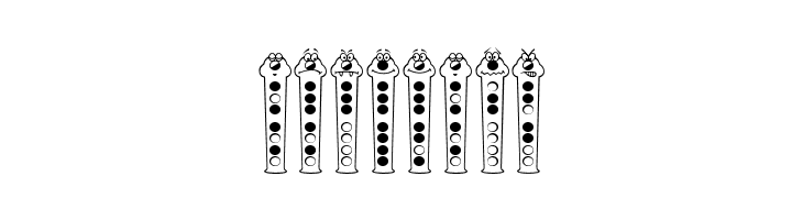 Recorder Faces  Free Fonts Download