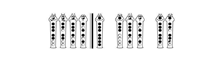 Recorder Faces  Free Fonts Download