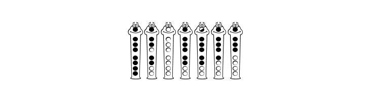 Recorder Face  Free Fonts Download