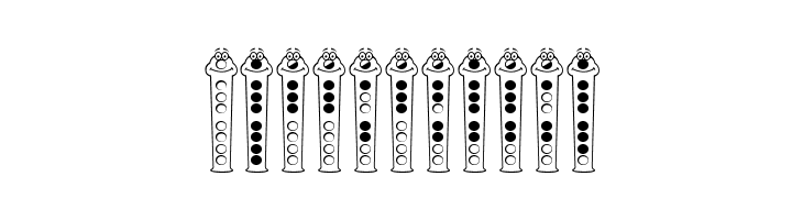 Recorder Face  Free Fonts Download