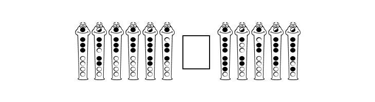 Recorder Face  Free Fonts Download