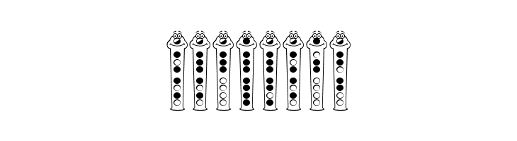 Recorder Face  Free Fonts Download