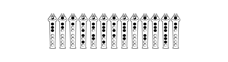 Recorder Face  Free Fonts Download