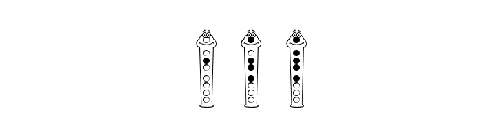 Recorder Face  Free Fonts Download