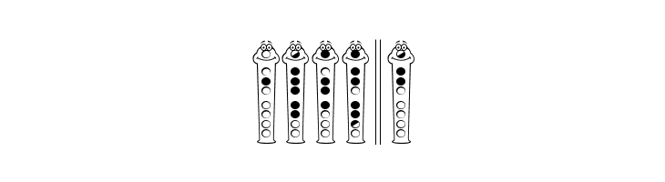 Recorder Face  Free Fonts Download