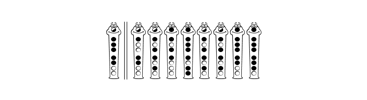 Recorder Face  Free Fonts Download