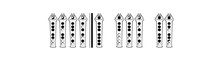 Recorder Face  Free Fonts Download