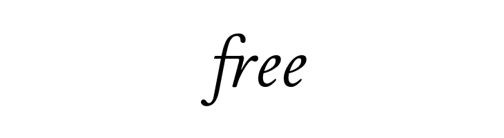 free Junicode Italic Font