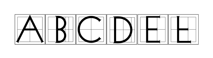 XperimentypoThree Squares  Free Fonts Download