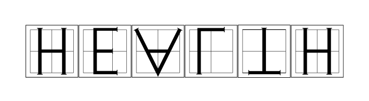 XperimentypoThree Squares  Free Fonts Download