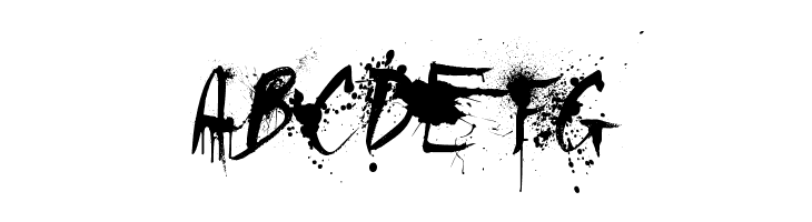 Painted Messy  Free Fonts Download