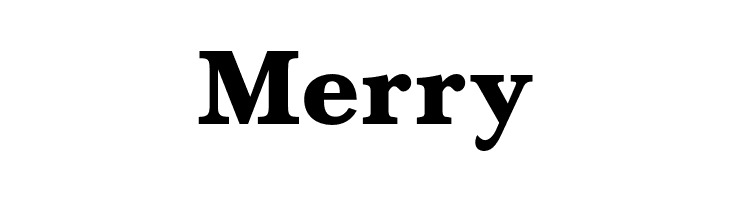 Merry BaskervaldADFStd-Heavy Font