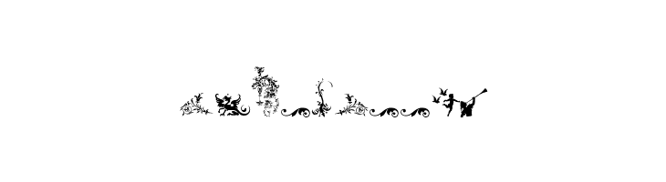 Micro Fleurons Free  Free Fonts Download