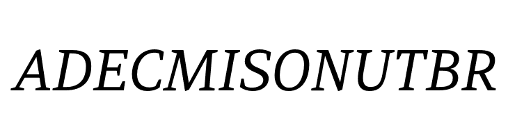 AdamantBG-Italic  Free Fonts Download