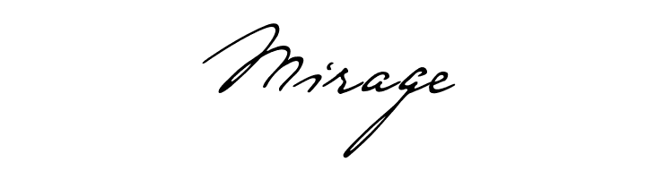 Mirage Tesla Font