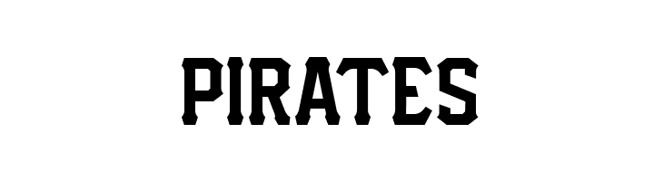 PIRATES I.F.C. HARDBALL  Font