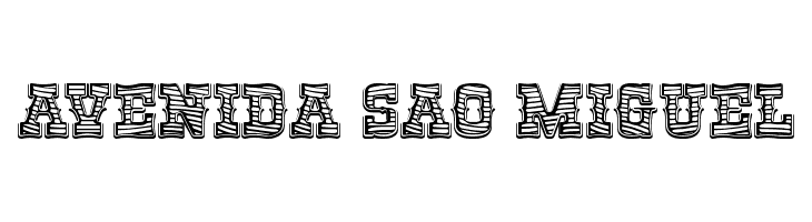 RioGrande Striped Bold  Free Fonts Download