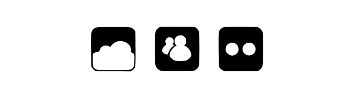 SocialNetworkingSymbols2  Free Fonts Download