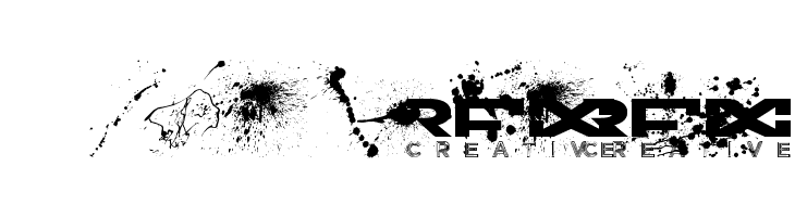 RFX Splatz  Free Fonts Download