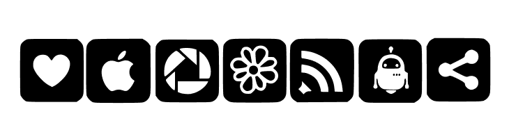 SocialNetworkingSymbols3  Free Fonts Download